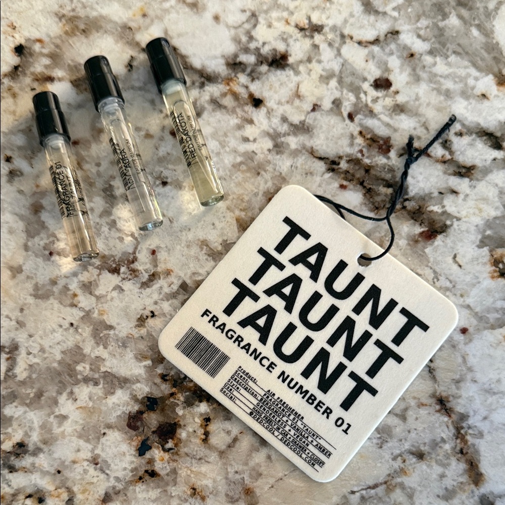 Dedcool Fragrance Sample Set + Taunt Air Freshener